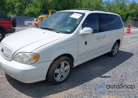 2005 Kia Sedona Ex/Lx z USA, uszkodzony, nr VIN KNDUP131956625802